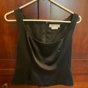 Kay Unger Formal Satin Top Size 6 EUC